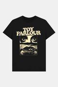 SAY SOMETHING BLACK T-SHIRT